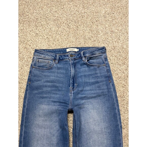 31 Buckle Hidden 90s High-Rise Straight Leg Raw Hem - Picture 2 of 8